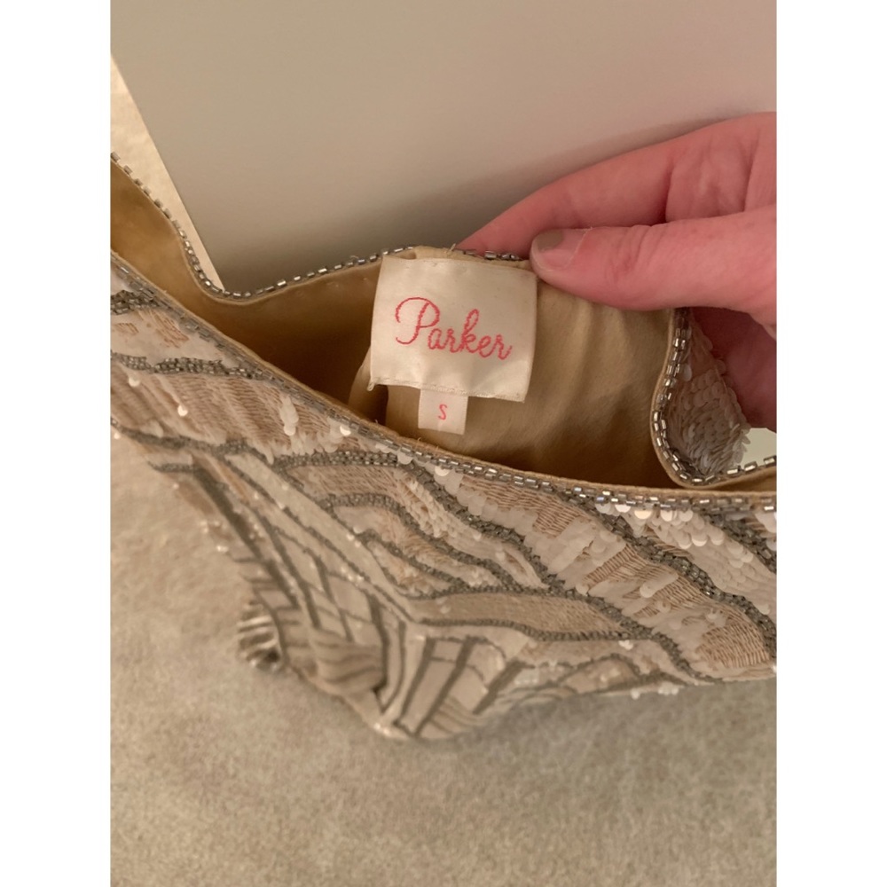 Parker Rose-Gold Sequin Slip Mini Dress - Picture 4 of 5